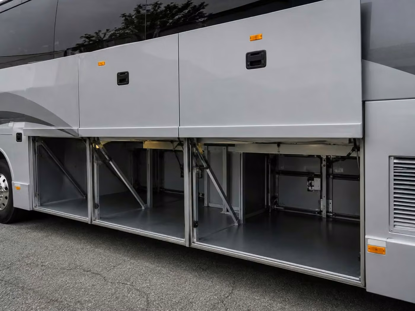 atascadero charter bus under bus storage
